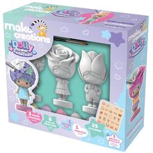 Dolly Flower-Figuren zum Bemalen und Dekorieren MM39200 Mako Créations 1