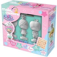 Dolly Fruit-Figuren zum Bemalen und Dekorieren MM39201 Mako Créations 1