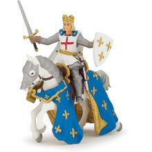 Ludwig der heilige auf seinem pferd figur PA39841-4013 Papo 1