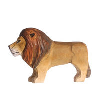 Figur Löwe aus Holz WU-40451 Wudimals 1