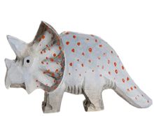 Figur Triceratops aus Holz WU-40905 Wudimals 1