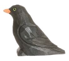 Figur Amsel aus Holz WU-41014 Wudimals 1