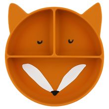Silikon-Esslernteller mit Saugnapf Mr Fox TX-96-445 Trixie 1