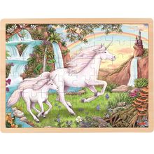 Einlegepuzzle Einhorn GK57366 Goki 1