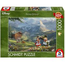 Puzzle Mickey und Minnie in den Alpen 1000 Teile S-59938 Schmidt Spiele 1