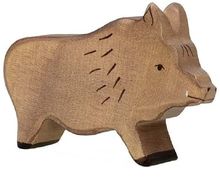 Brinquedo De Madeira Holztiger - Figura De Animal, Texugo, Ecológico E Durável