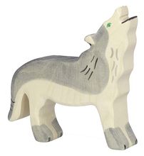 Heulender Wolf Figur HZ-80109 Holztiger 1