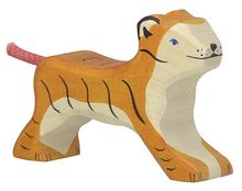 Kleine Tigerfigur HZ-80137 Holztiger 1