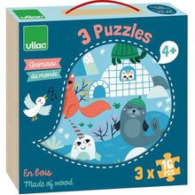 Puzzles Tiere der Welt V8530 Vilac 1