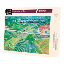 Landschaft von Auvers Van Gogh A1118-1000 Puzzle Michele Wilson 1