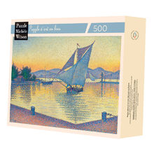 Der Hafen bei Sonnenuntergang von Signac A1178-500 Puzzle Michele Wilson 1