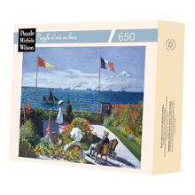 Terrasse von Sainte Adresse von Monet A493-650 Puzzle Michele Wilson 1