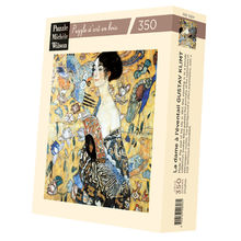 Dame Mit Faecher von Klimt A515-350 Puzzle Michele Wilson 1