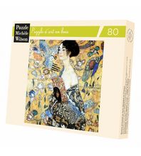 Dame Mit Faecher von Klimt A515-80 Puzzle Michele Wilson 1