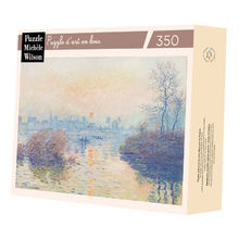Untergehende Sonne Lavacourt von Monet A697-350 Puzzle Michele Wilson 1
