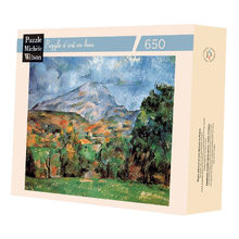 Der Berg Sainte-Victoire von Cezanne A882-650 Puzzle Michele Wilson 1