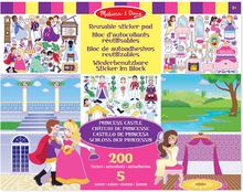 200 wiederverwendbare Aufkleber - Prinzessinnenschlösser MD-14306 Melissa & Doug 1