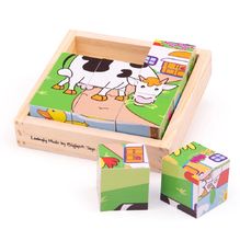 Würfel-Puzzle Tiere BJ536 Bigjigs Toys 1