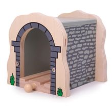 Tunnel grau für Holzeisenbahn BJT120 Bigjigs Toys 1