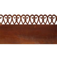 Rasenkante Rost Schnörkel aufgerol ED-PS29 Esschert Design 1