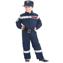 Feuerwehrmann Kostüm für Kinder 116cm CHAKS-C4109116 Chaks 1