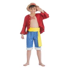 One Piece Luffy Kostüm für Kinder 128cm CHAKS-C4612128 Chaks 1