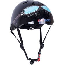 Black Goggle Helm SMALL KMH044S Kiddimoto 1