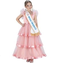 Rosa Miss-Frankreich-Kleid 116 cm CHAKS-C4721116 Chaks 1