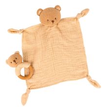 Geschenkset mit Schmusetuch und Rassel Bär EG120818 Egmont Toys 1