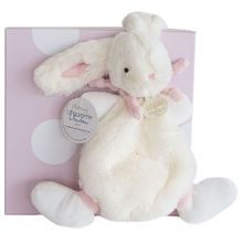 Schmusetuch rosa Kaninchen DC2122 Doudou et Compagnie 1