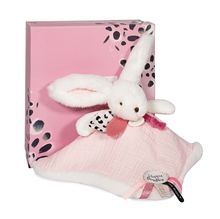 Happy Blush Schmusetuch Pompon rosa DC3744 Doudou et Compagnie 1