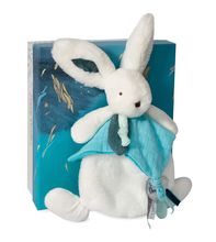 Happy Pop Schmusetuch Pompon Blau DC3745 Doudou et Compagnie 1