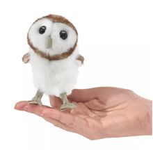 Fingerpuppe Schleiereule FO-2645 Folkmanis 1
