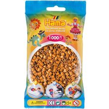 Tüte mit 1000 Kunststoffperlen Midi Hellbraun HAMA-207-21 Hama 1