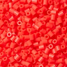 Tüte mit 1000 Kunststoffperlen Midi Neonrot HAMA-207-33 Hama 1
