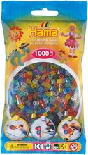 Tüte mit 1000 Kunststoffperlen Midi Transp mix HAMA-207-53 Hama 1
