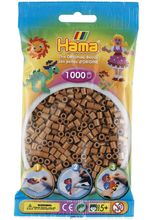 Tüte mit 1000 Kunststoffperlen Midi Glasierte Kastanie HAMA-207-76 Hama 1