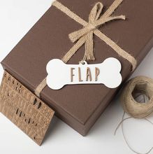Weihnachtsdeko - Personalisiertes Knochen weißes Holz VI-HU11 Vintiun 1