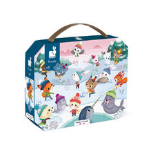Puzzle Schneeparty 36 Teile J02647 Janod 1
