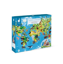 Edukativ-puzzle Gefährdete Tiere 200 Teile J02676 Janod 1