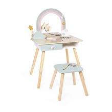 Schminktisch und Zubehör aus Holz Einhorn J06464 Janod 1