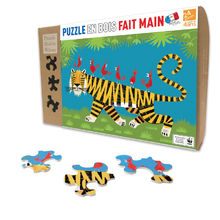 Der Tiger von Olivier Lake K159-24 Puzzle Michele Wilson 1