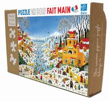 Winterszene von Alain Thomas K774-100 Puzzle Michele Wilson 1