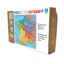 Karte von Frankreich - Abteilungen K80-100 Puzzle Michele Wilson 1