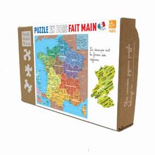 Karte der Regionen Frankreichs K80-24 Puzzle Michele Wilson 1