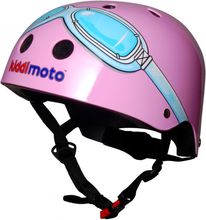 Pink Goggle für Laufrad MEDIUM KMH021M Kiddimoto 1