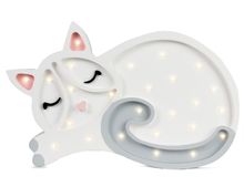 Katze-Nachtlampe Weiß LL003-001 Little Lights 1