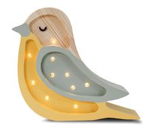 Vogel-Nachtlampe Khaki-Senf LL054-398 Little Lights 1