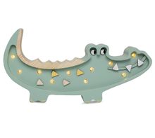 Kleine Krokodil-Nachtlampe Pastell-Khaki LL071-376 Little Lights 1