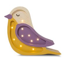 Vogel-Nachtlampe kastanienbrauner Senf LL054-336 Little Lights 1